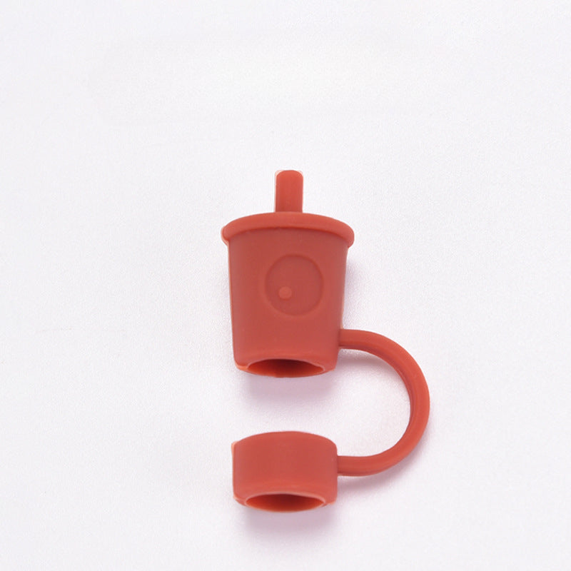 Wholesale Silicone Straw Dust Plug 0.8cm Dust Plug Straw Tube Cap